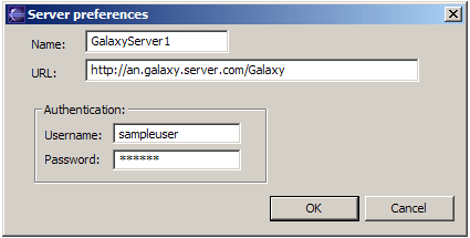 Add Server Dialog